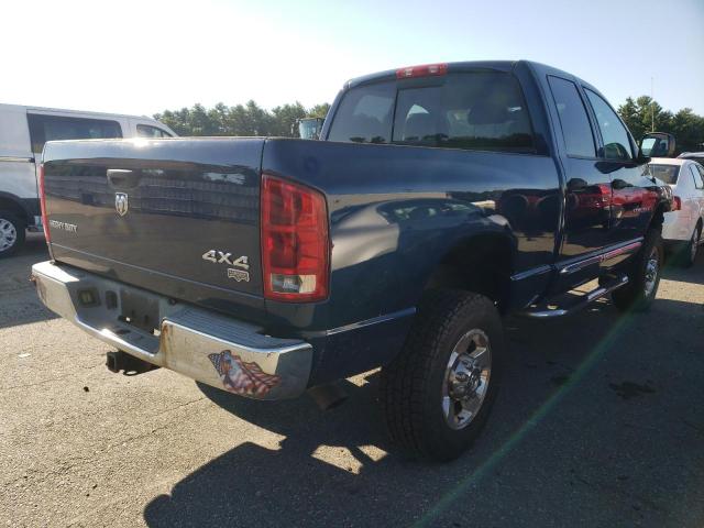 3D7KS28D05G721370 - 2005 DODGE RAM 2500 S Կապույտ լուսանկար 4