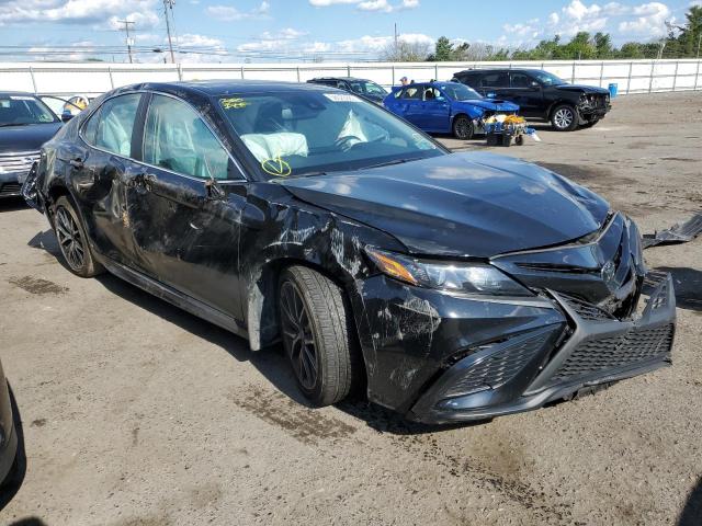 4T1S11AK3MU491346 - 2021 TOYOTA CAMRY NIGH BLACK photo 1