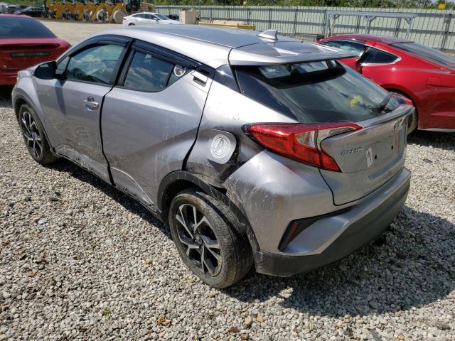 NMTKHMBX3JR060855 - 2018 TOYOTA C-HR XLE SILVER photo 9