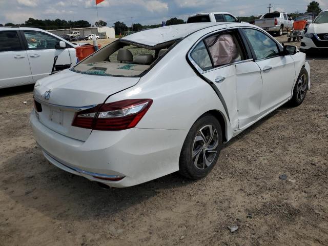 1HGCR2F33GA247650 - 2016 HONDA ACCORD LX WHITE photo 4