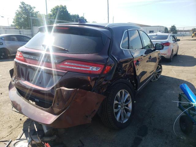 5LMCJ2C91JUL14288 - 2018 LINCOLN MKC SELECT BURGUNDY photo 4