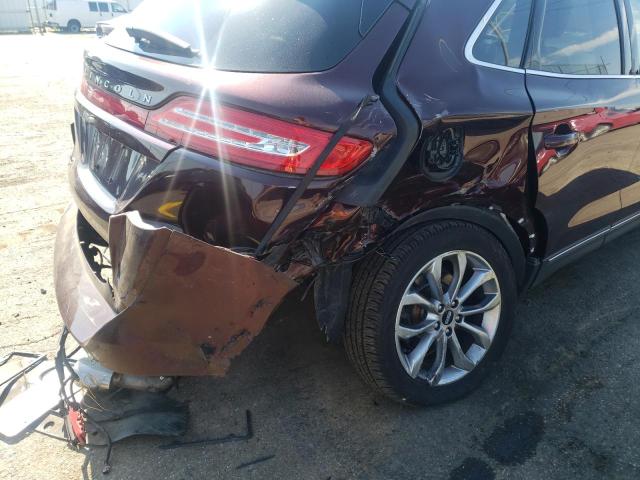 5LMCJ2C91JUL14288 - 2018 LINCOLN MKC SELECT 勃艮第红 照片 9