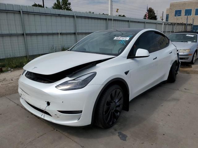 7SAYGDEF6NF398149 - 2022 TESLA MODEL Y أبيض صورة 2