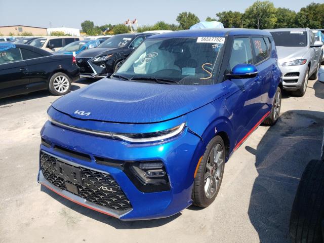 KNDJ53AF6N7818969 - 2022 KIA SOUL GT-LI BLUE photo 2