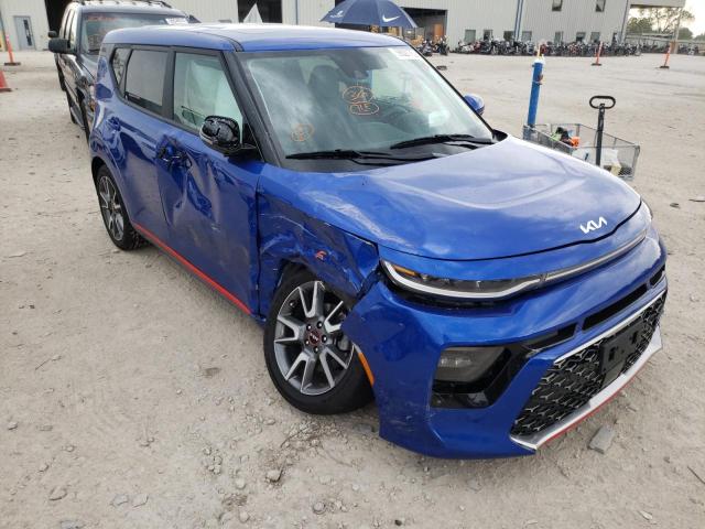 KNDJ53AF6N7818969 - 2022 KIA SOUL GT-LI BLUE photo 9