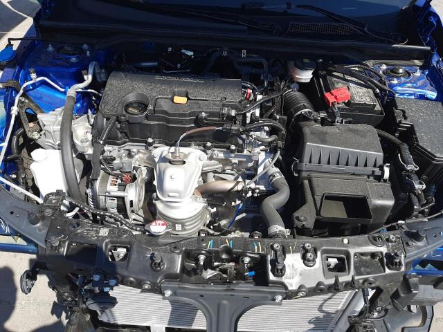 2HGFE2F52NH587686 - 2022 HONDA CIVIC SPOR BLUE photo 7
