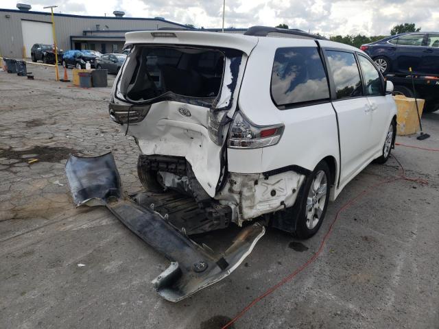 5TDXK3DCXBS052864 - 2011 TOYOTA SIENNA SPO WHITE photo 4