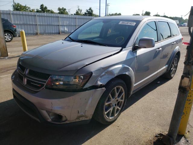 3C4PDCEG8FT715260 - 2015 DODGE JOURNEY R/ SILVER photo 2