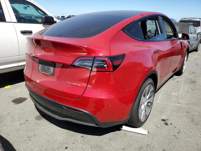 5YJYGDEF0LF005675 - 2020 TESLA MODEL Y RED photo 4