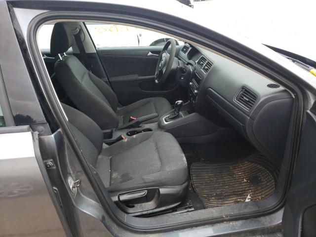 3VW2K7AJ4BM305095 - 2011 VOLKSWAGEN JETTA BASE Մոխրագույն լուսանկար 5