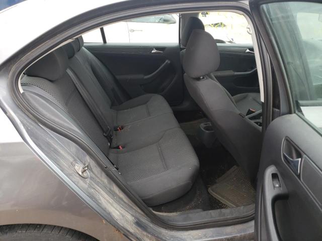 3VW2K7AJ4BM305095 - 2011 VOLKSWAGEN JETTA BASE Մոխրագույն լուսանկար 6