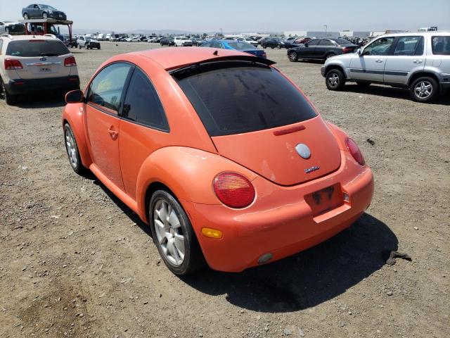 3VWCD21C72M426917 - 2002 VOLKSWAGEN NEW BEETLE 橙色 照片 3