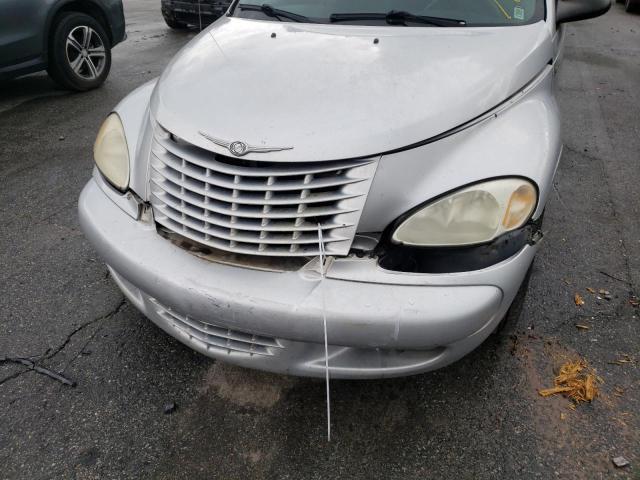 3C3EY55E85T314297 - 2005 CHRYSLER PT CRUISER SILVER photo 9