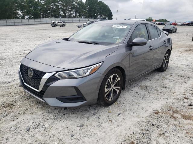 3N1AB8CV8LY214767 - 2020 NISSAN SENTRA SV GRAY photo 2