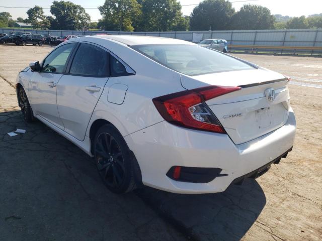 19XFC2F8XKE201909 - 2019 HONDA CIVIC SPOR 白色 照片 3