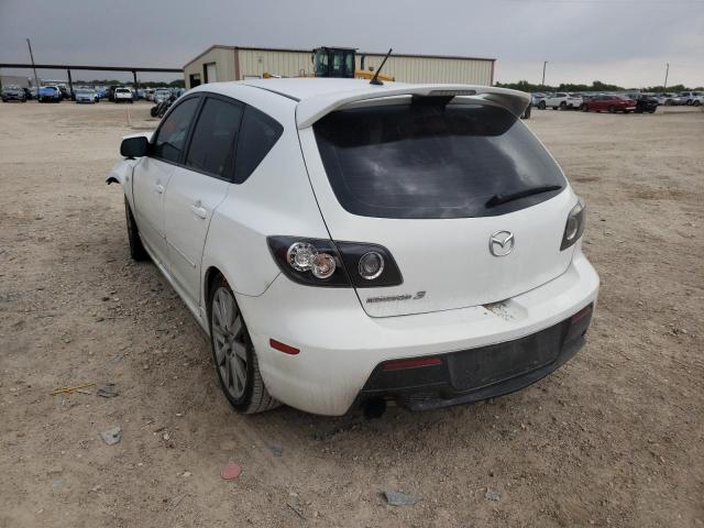 JM1BK34L591226602 - 2009 MAZDA SPEED 3 WHITE photo 3