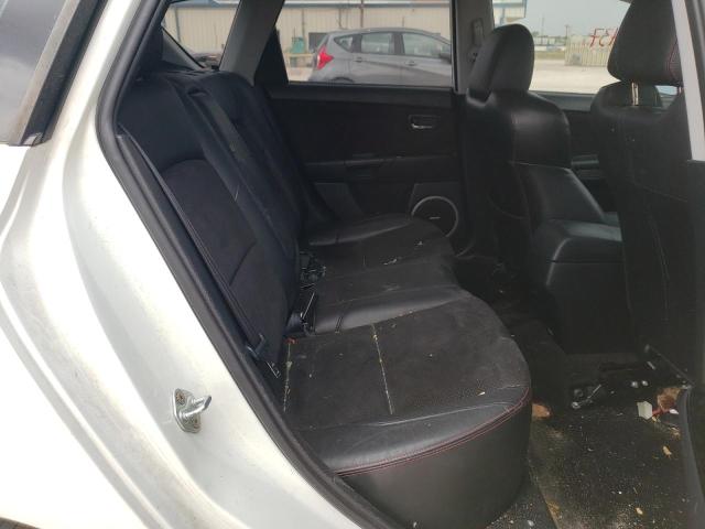 JM1BK34L591226602 - 2009 MAZDA SPEED 3 WHITE photo 6