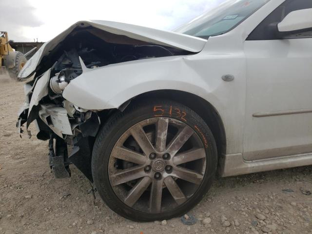 JM1BK34L591226602 - 2009 MAZDA SPEED 3 WHITE photo 9