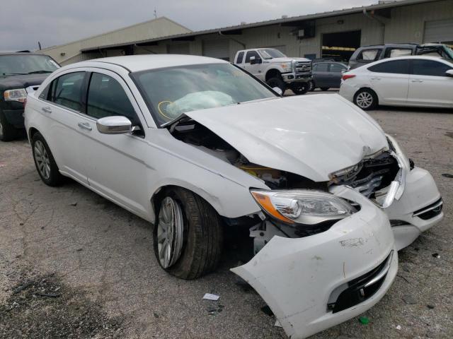 1C3CCBCGXEN159423 - 2014 CHRYSLER 200 LIMITE WHITE photo 1