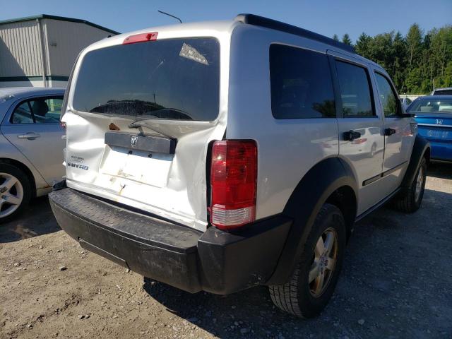 1D8GT28K67W644568 - 2007 DODGE NITRO SXT SILVER photo 4