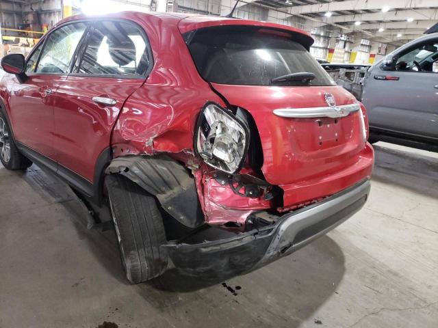 ZFBCFXCT5GP376160 - 2016 FIAT 500X TREKK RED photo 9