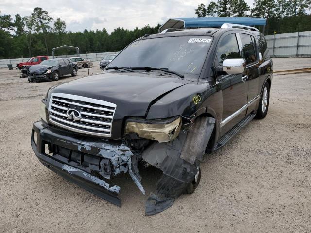 5N3ZA0NFXAN904446 - 2010 INFINITI QX56 BLACK photo 2