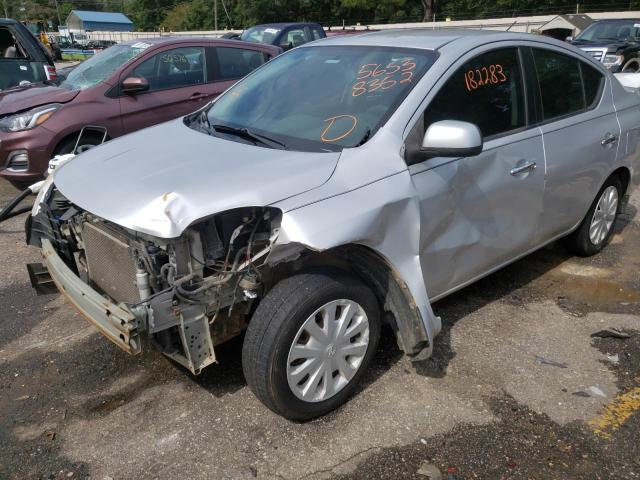 3N1CN7AP1DL824684 - 2013 NISSAN VERSA S SILVER photo 10