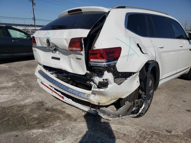 1V2FR2CA7MC602218 - 2021 VOLKSWAGEN ATLAS SEL WHITE photo 9