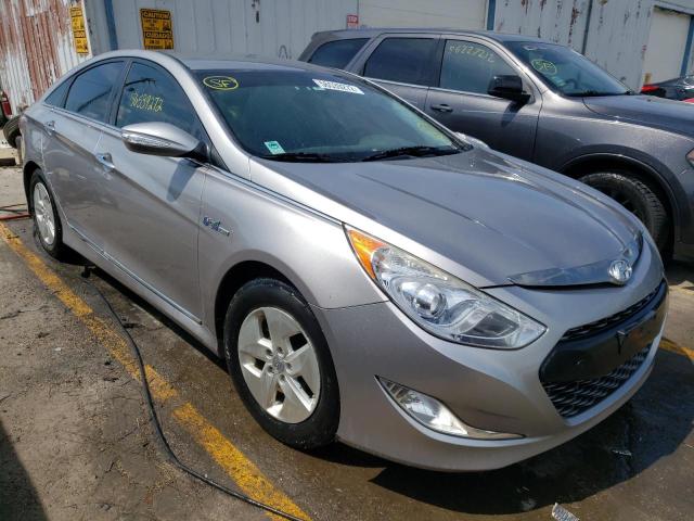 KMHEC4A40CA033385 - 2012 HYUNDAI SONATA HYB SILVER photo 1