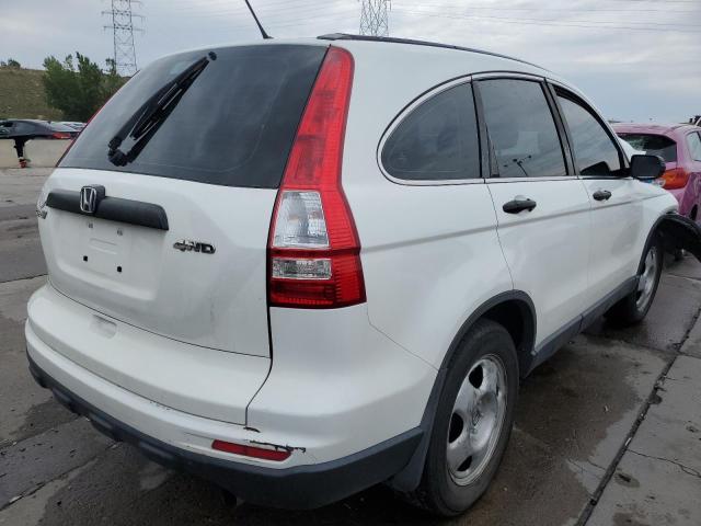 5J6RE4H3XAL045231 - 2010 HONDA CR-V LX WHITE photo 4