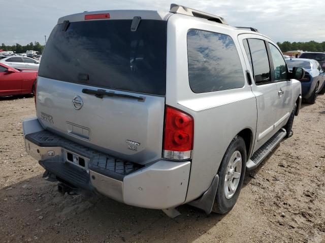 5N1AA08B04N718496 - 2004 NISSAN ARMADA SE SILVER photo 4