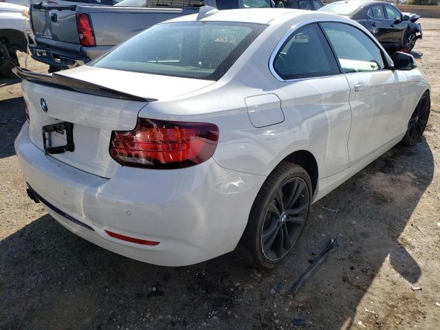 WBA2J3C02L7F64828 - 2020 BMW 230XI WHITE photo 4