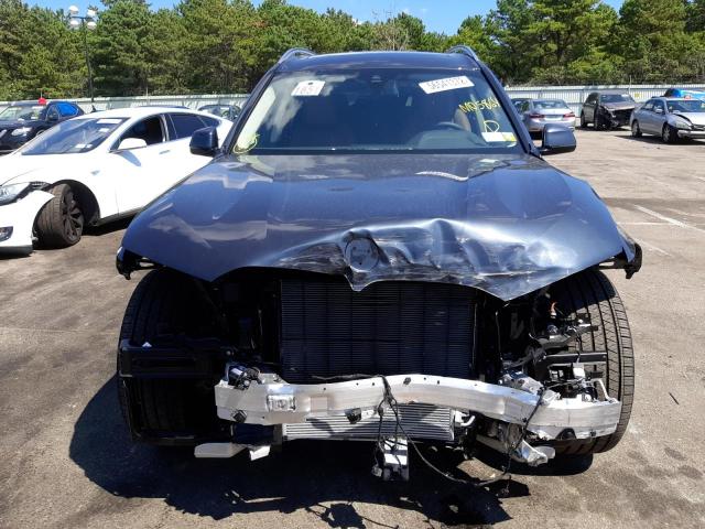 5UXCW2C04N9M05864 - 2022 BMW X7 XDRIVE4 GRAY photo 9