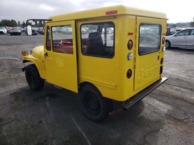 DJ5F817529 - 1978 AMERICAN MOTORS JEEP YELLOW photo 3