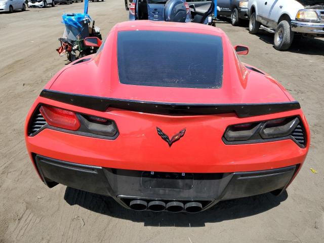 1G1YB2D72K5121028 - 2019 CHEVROLET CORVETTE S RED photo 6