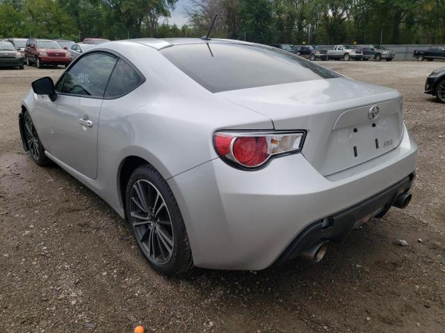 JF1ZNAA14D2705020 - 2013 TOYOTA SCION FR-S SILVER photo 3