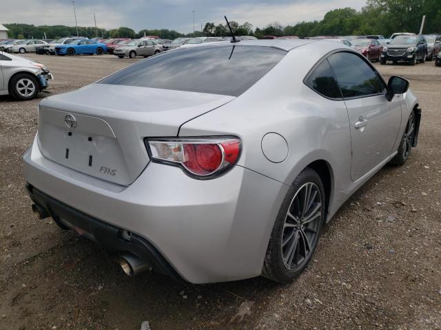 JF1ZNAA14D2705020 - 2013 TOYOTA SCION FR-S SILVER photo 4