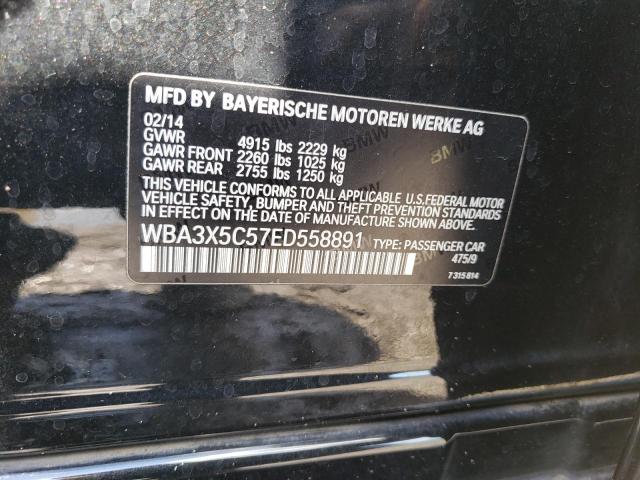 WBA3X5C57ED558891 - 2014 BMW 328 XIGT BLACK photo 10