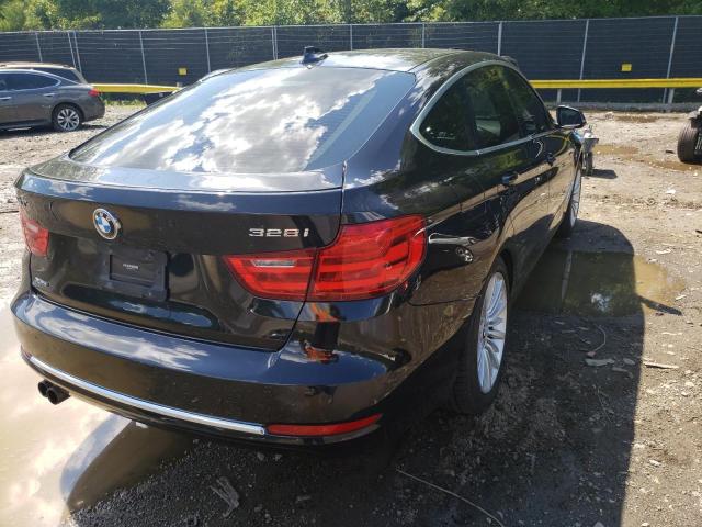 WBA3X5C57ED558891 - 2014 BMW 328 XIGT BLACK photo 4