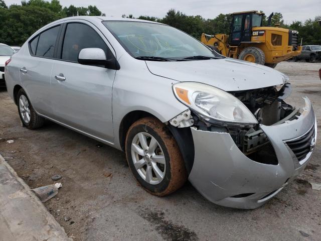 3N1CN7AP9DL853401 - 2013 NISSAN VERSA S SILVER photo 1