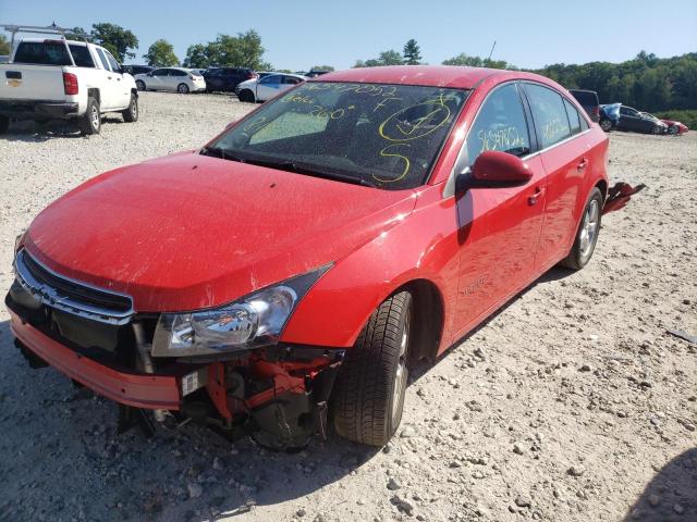 1G1PE5SBXG7145536 - 2016 CHEVROLET CRUZE RED photo 2