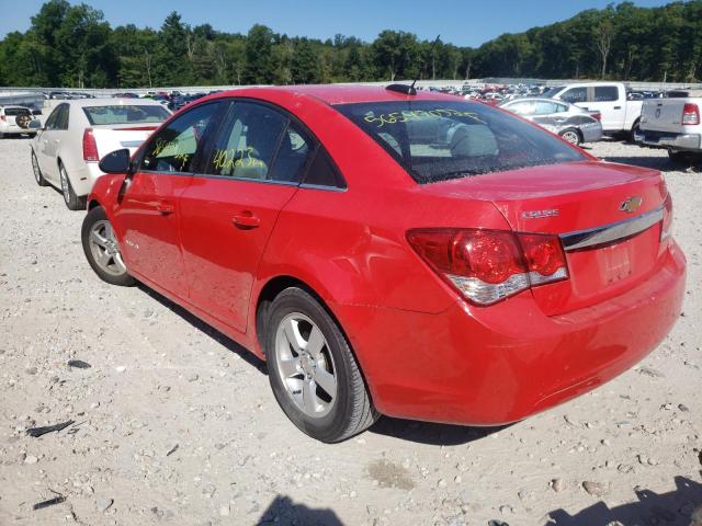 1G1PE5SBXG7145536 - 2016 CHEVROLET CRUZE RED photo 3