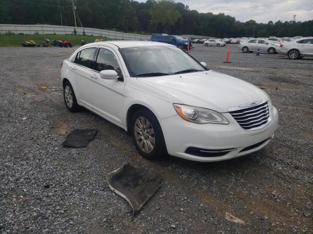 1C3CCBAG1CN256476 - 2012 CHRYSLER 200 WHITE photo 1