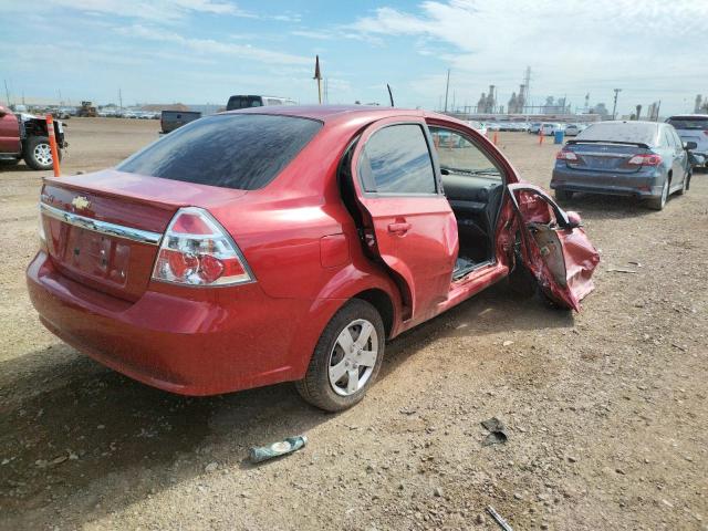 KL1TD5DE1BB184691 - 2011 CHEVROLET AVEO LS 红色 照片 4