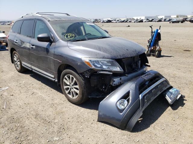 5N1AR2MM3EC666564 - 2014 NISSAN PATHFINDER GRAY photo 1