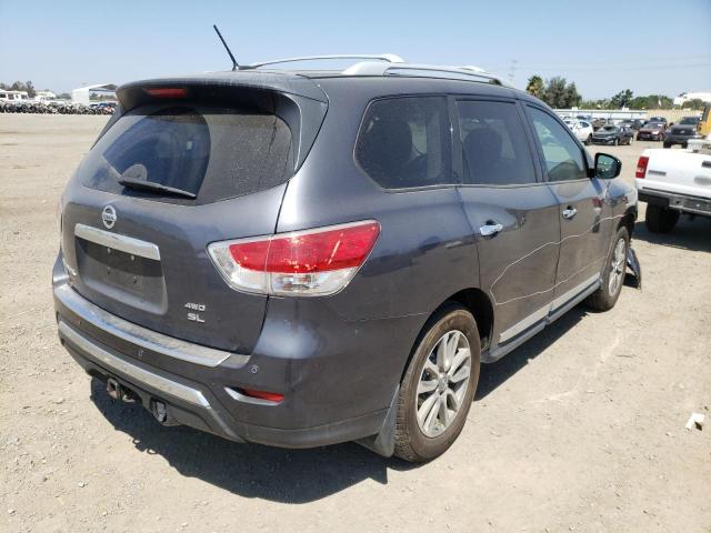 5N1AR2MM3EC666564 - 2014 NISSAN PATHFINDER GRAY photo 4