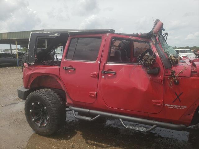 1J4GA39177L145015 - 2007 JEEP WRANGLER X RED photo 9