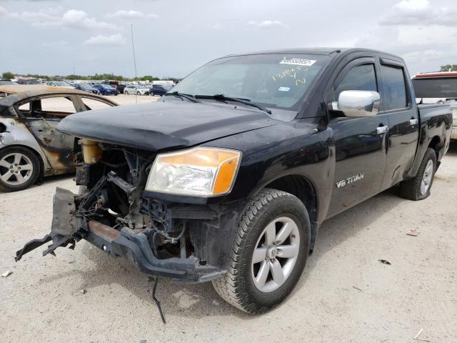 1N6BA0EK0CN314140 - 2012 NISSAN TITAN S BLACK photo 2