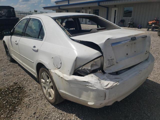 3FAFP08106R126165 - 2006 FORD FUSION SEL WHITE photo 3