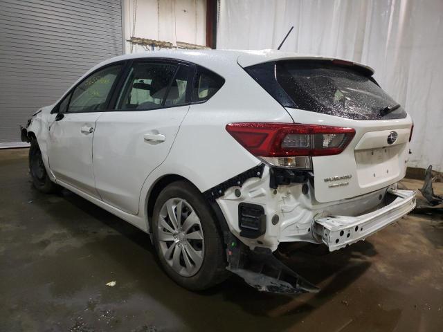 4S3GTAB63N3712585 - 2022 SUBARU IMPREZA WHITE photo 3